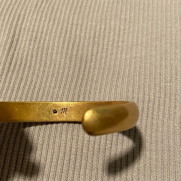 Madewell Black Stone Gold Cuff - Picture 3 of 4